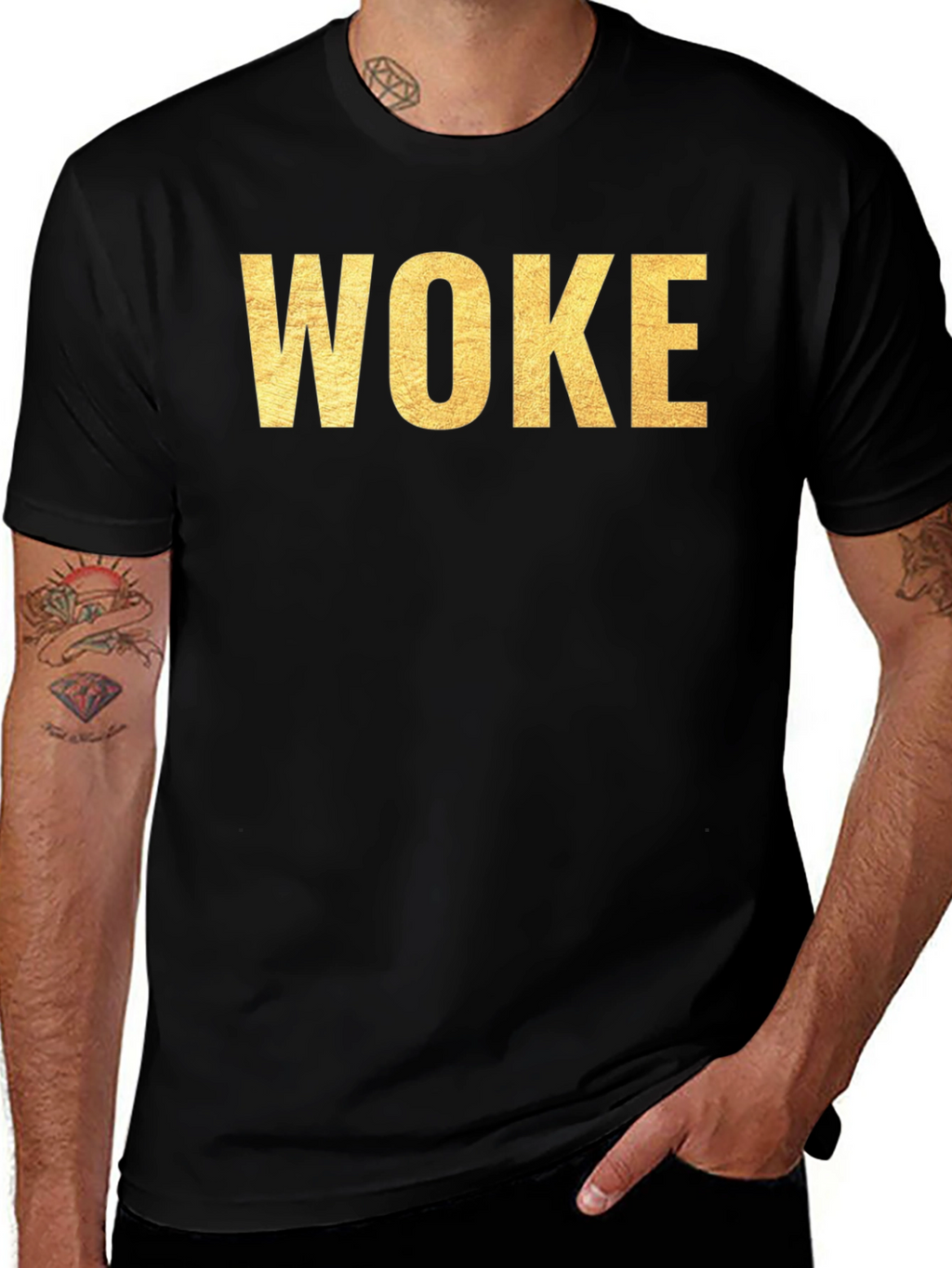 Woke Graphic Tee - Stylish Statement Shirt