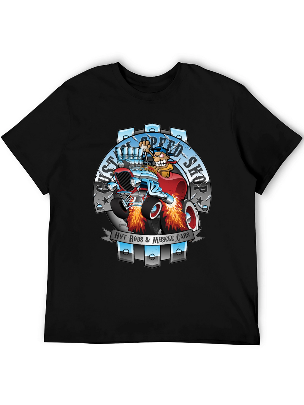 Hot Rods & Muscle Cars Graphic T-Shirt