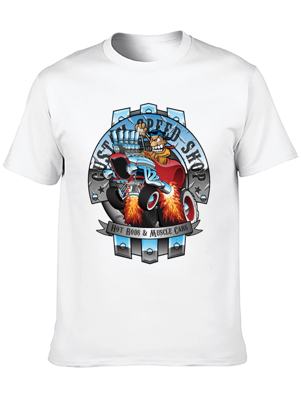 Hot Rods & Muscle Cars Graphic T-Shirt
