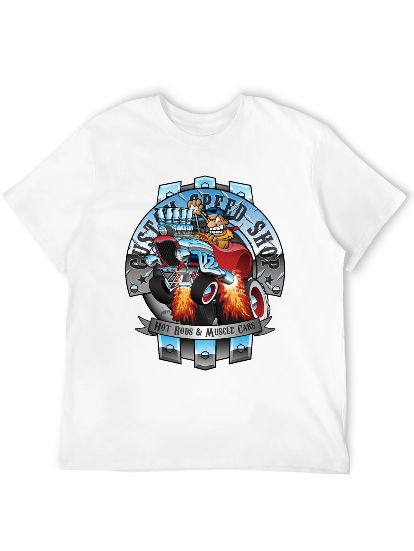 Hot Rods & Muscle Cars Graphic T-Shirt