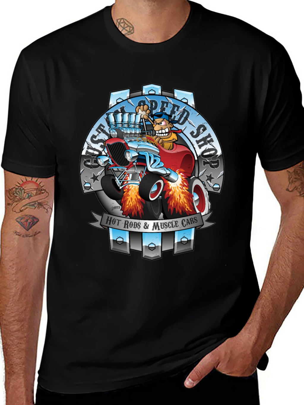 Hot Rods & Muscle Cars Graphic T-Shirt