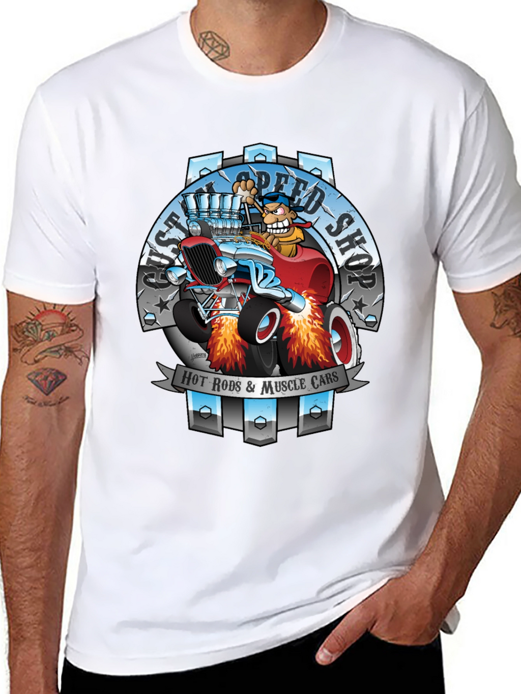 Hot Rods & Muscle Cars Graphic T-Shirt