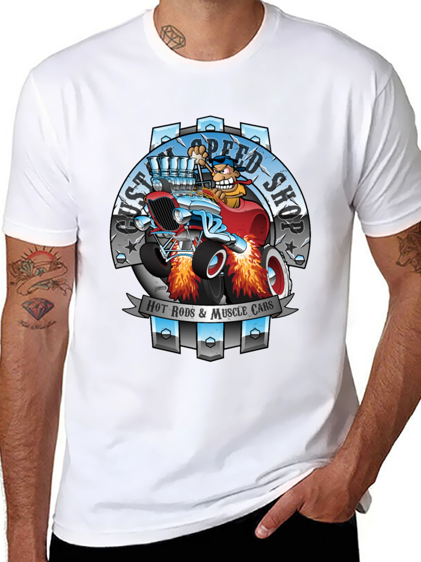 Hot Rods & Muscle Cars Graphic T-Shirt