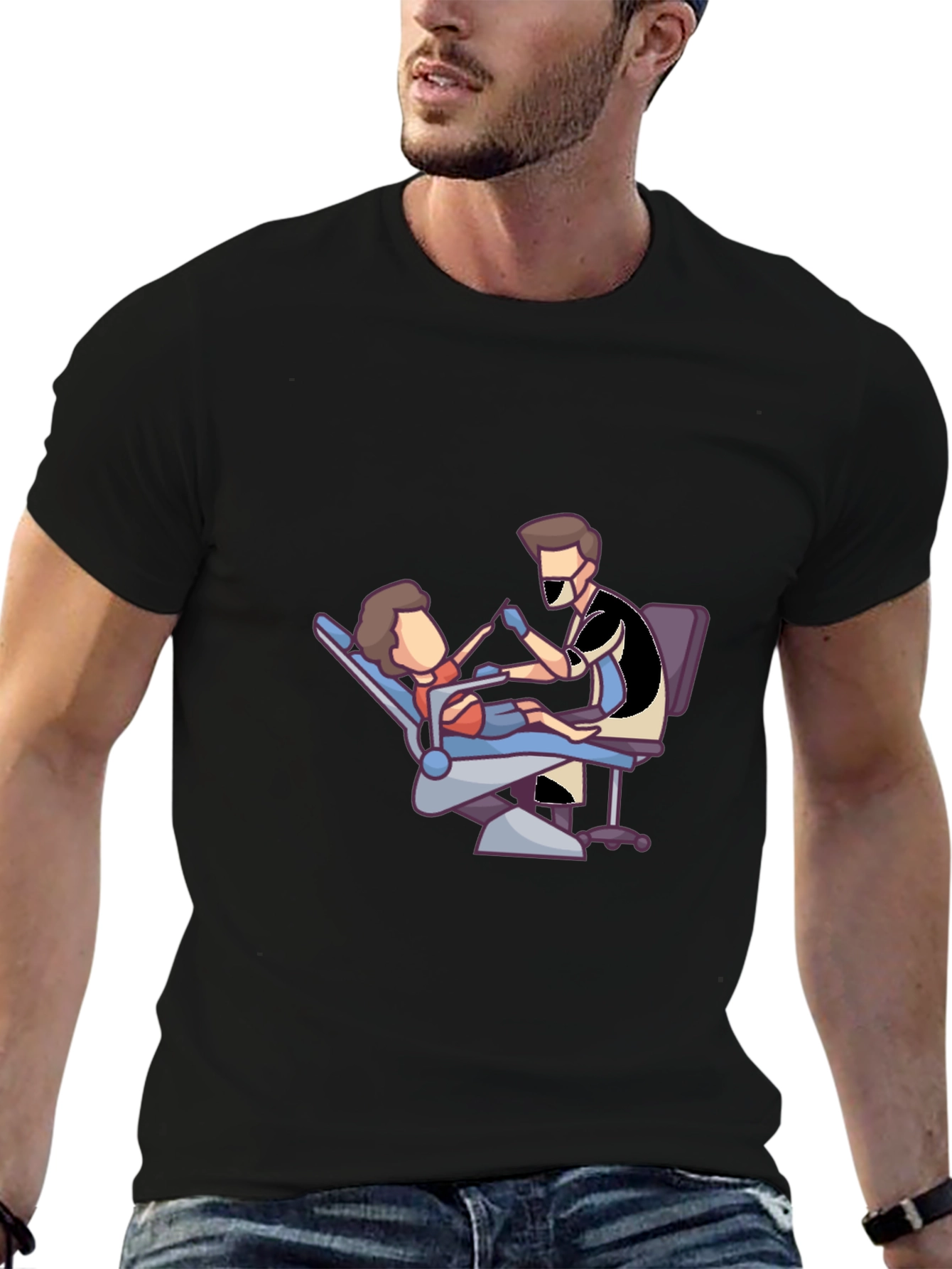 Dental Cartoon Graphic T-Shirt