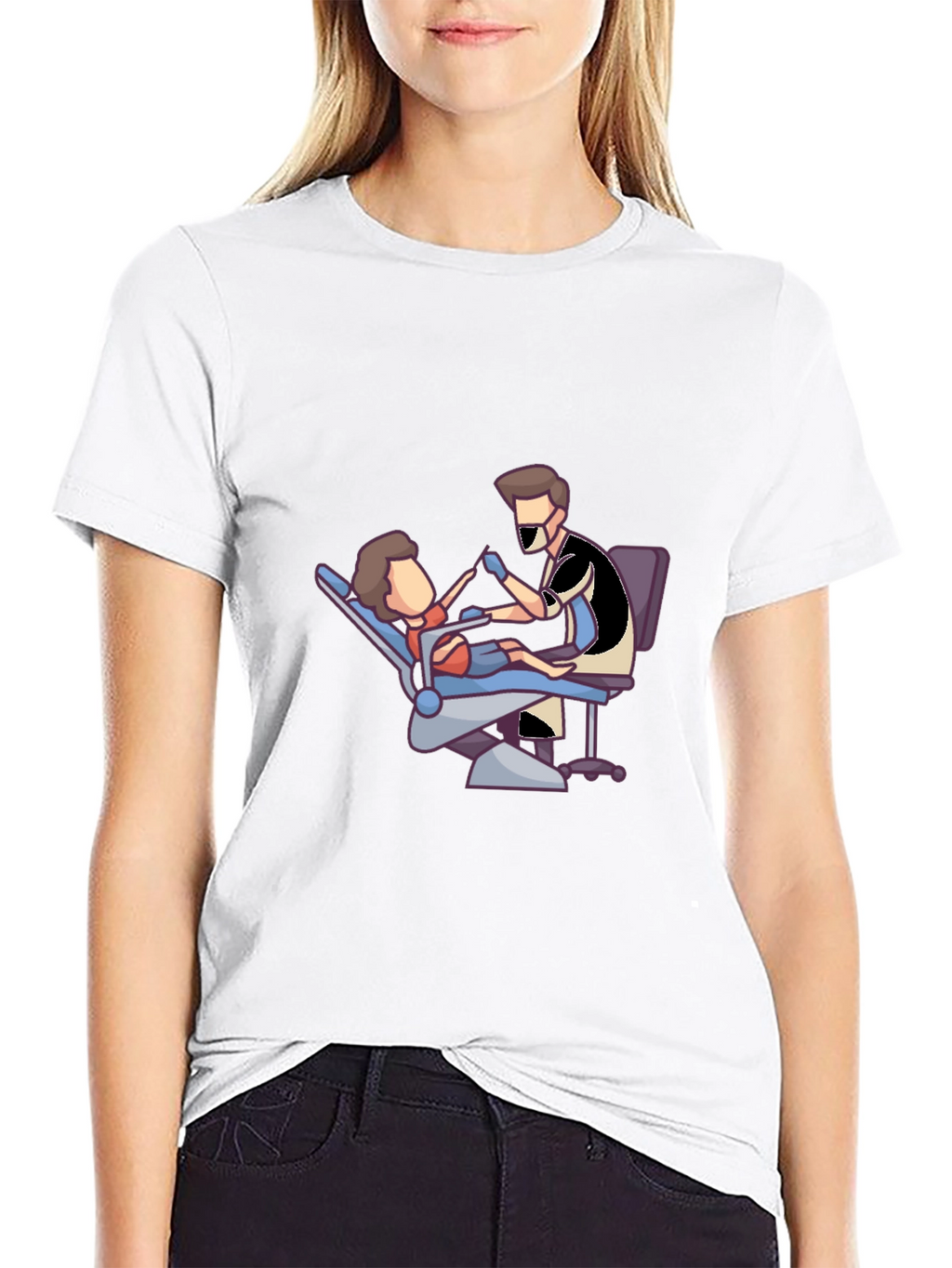 Dental Cartoon Graphic T-Shirt