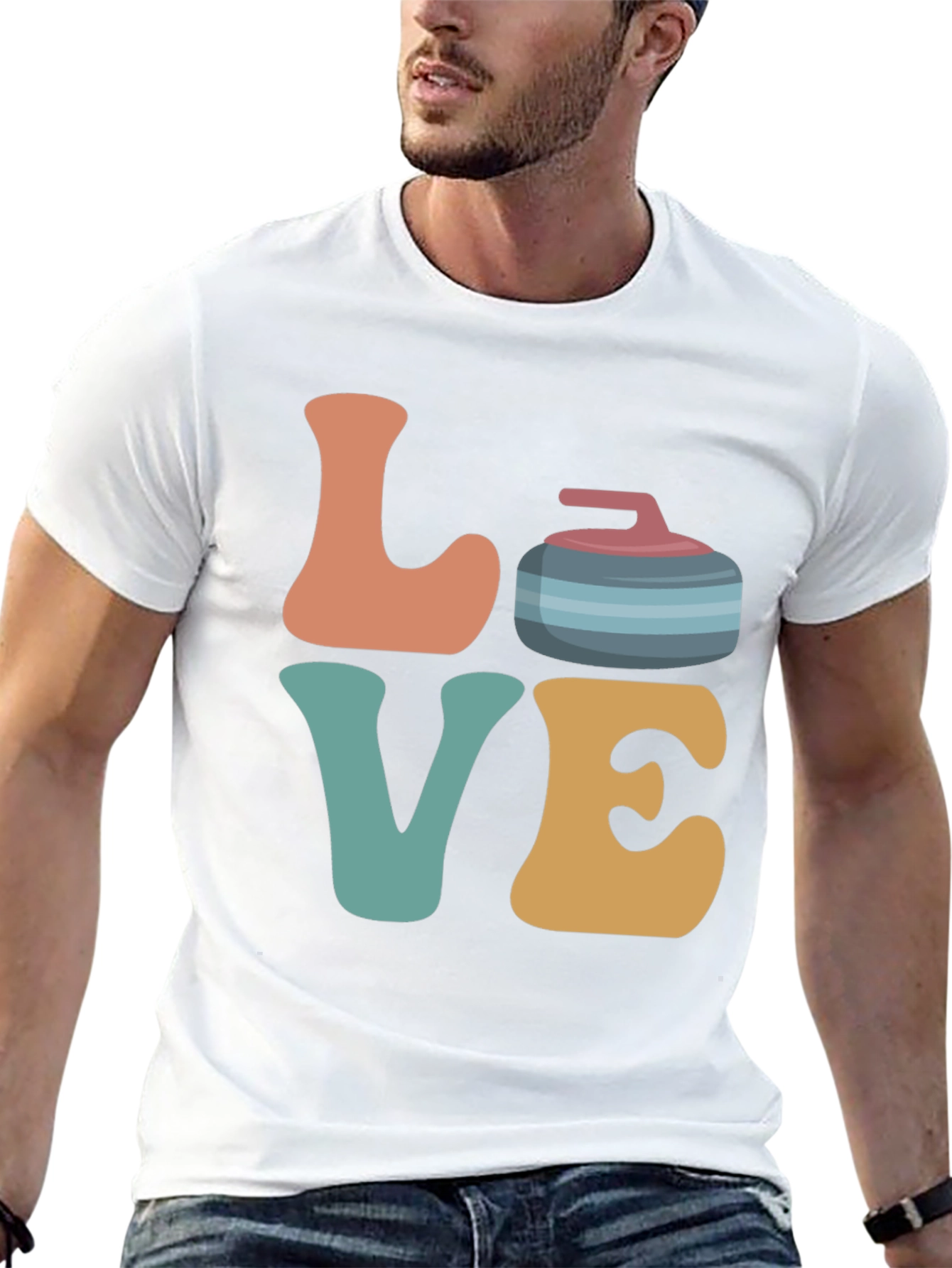Retro Love Curling T-Shirt