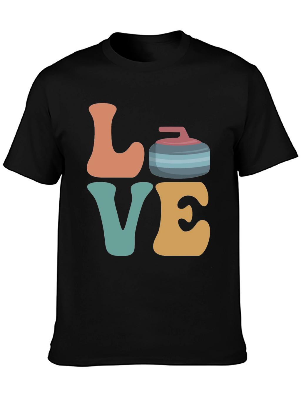 Retro Love Curling T-Shirt
