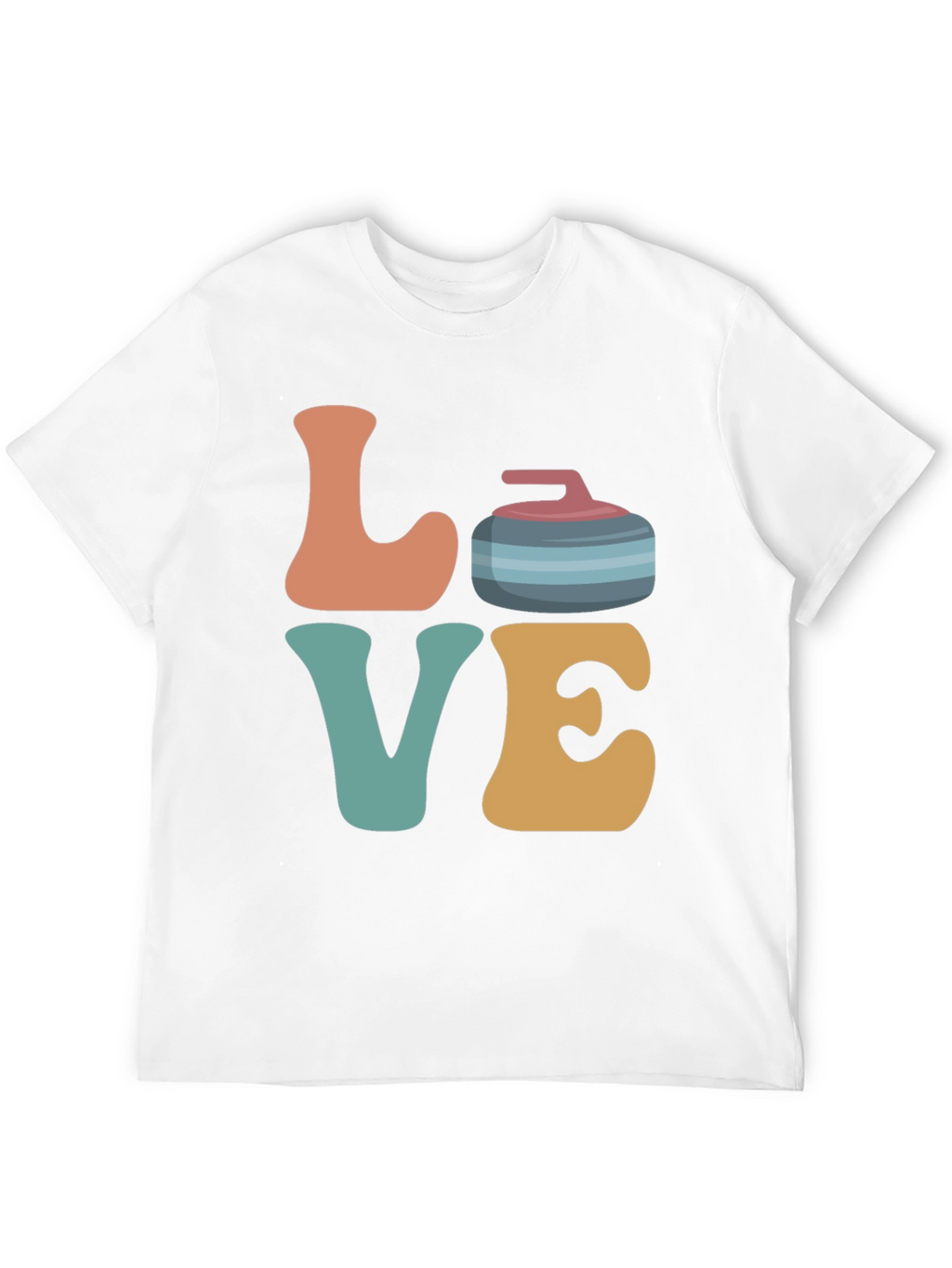 Retro Love Curling T-Shirt