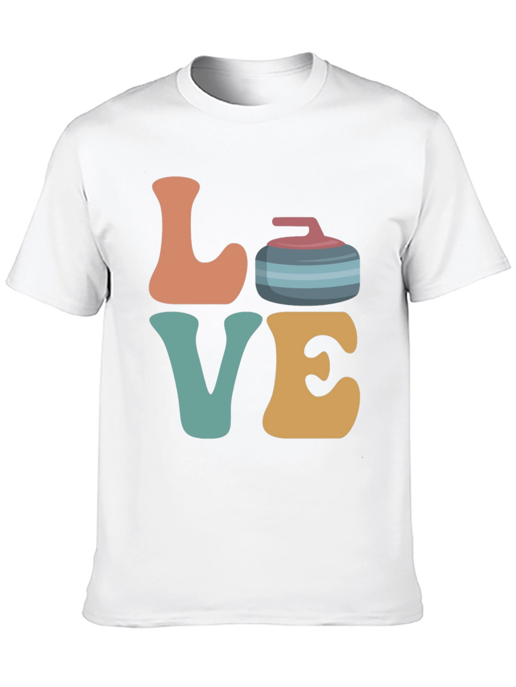 Retro Love Curling T-Shirt