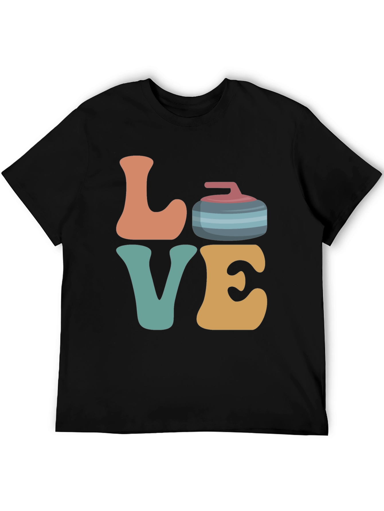 Retro Love Curling T-Shirt