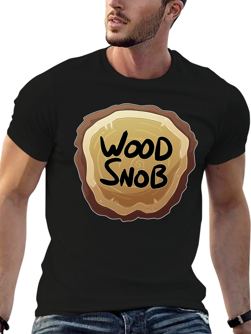 Wood Snob Graphic Tee - Lumberjack Humor T-Shirt