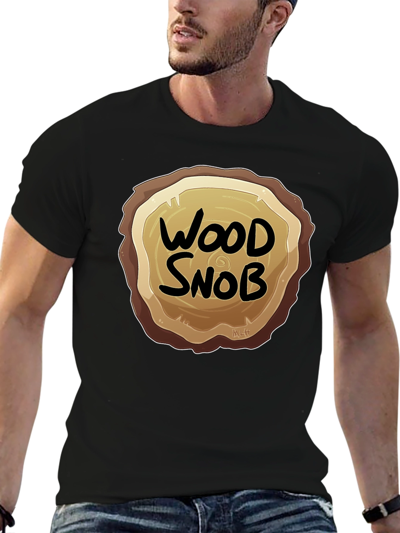 Wood Snob Graphic Tee - Lumberjack Humor T-Shirt