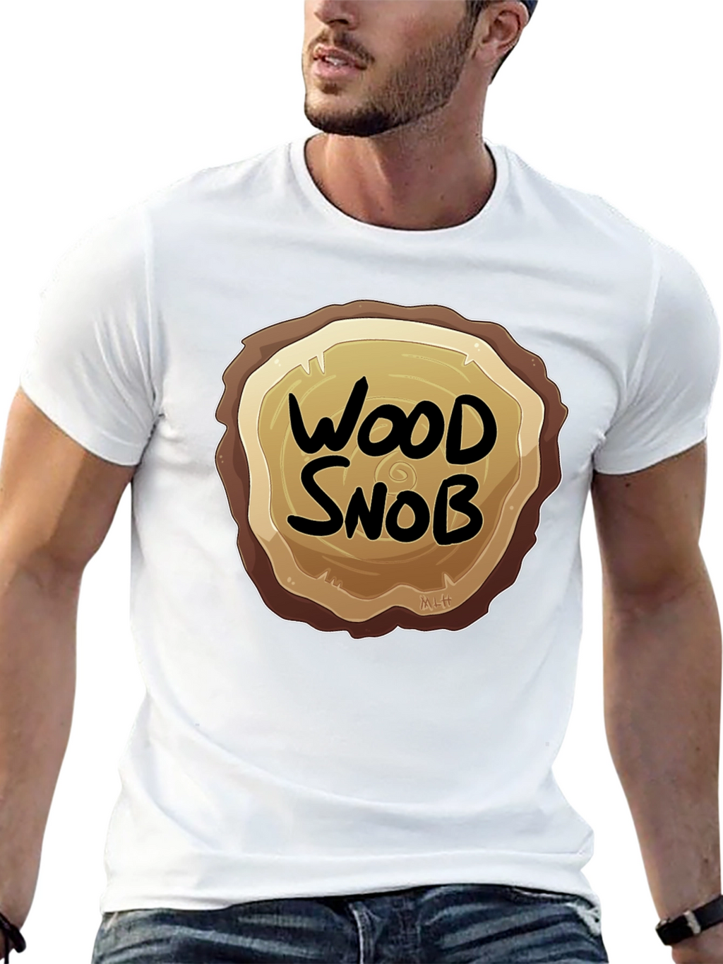 Wood Snob Graphic Tee - Lumberjack Humor T-Shirt