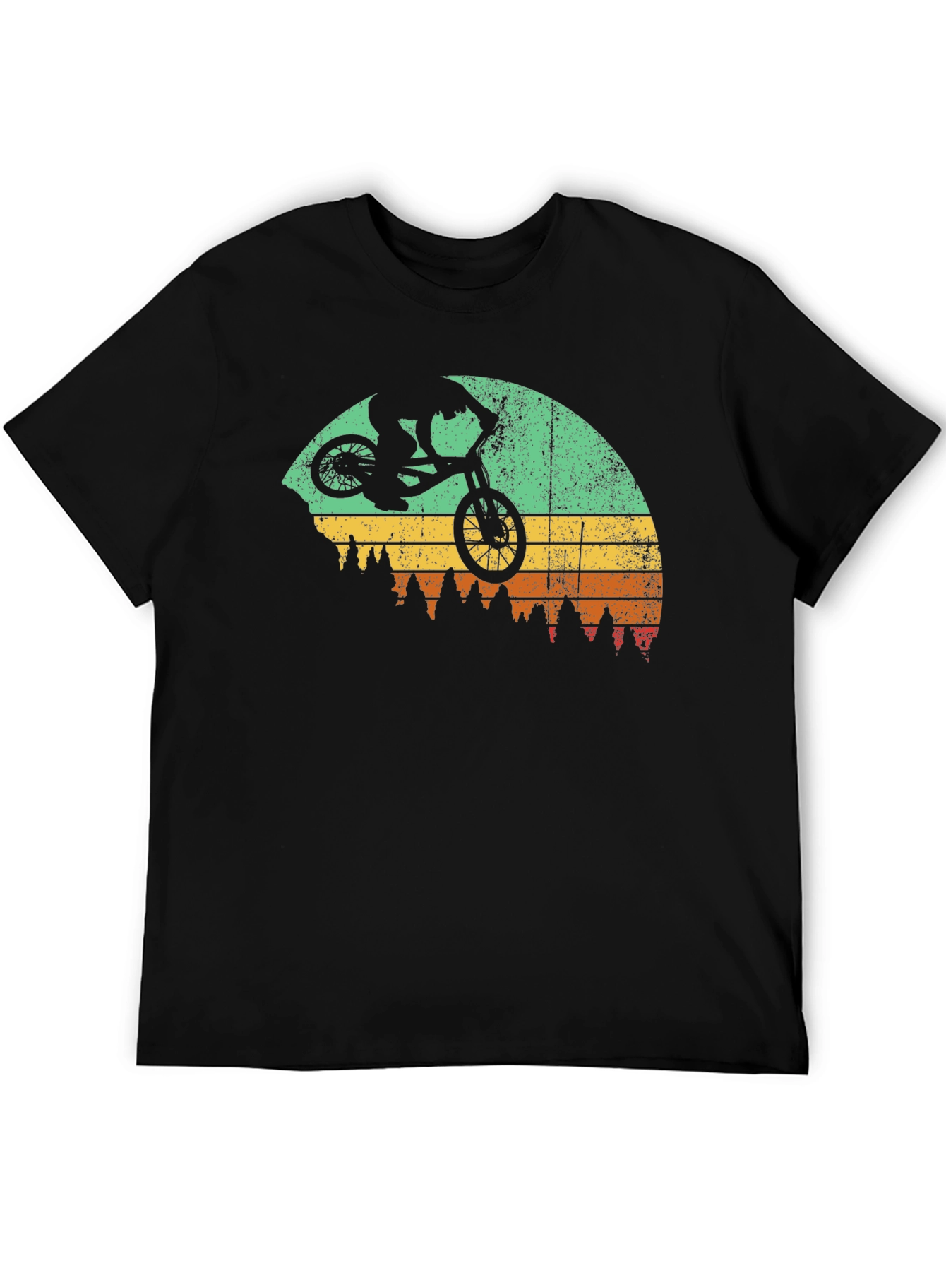 Retro Mountain Biking T-Shirt
