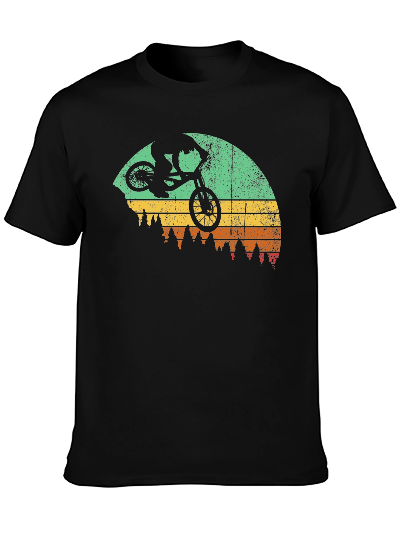 Retro Mountain Biking T-Shirt