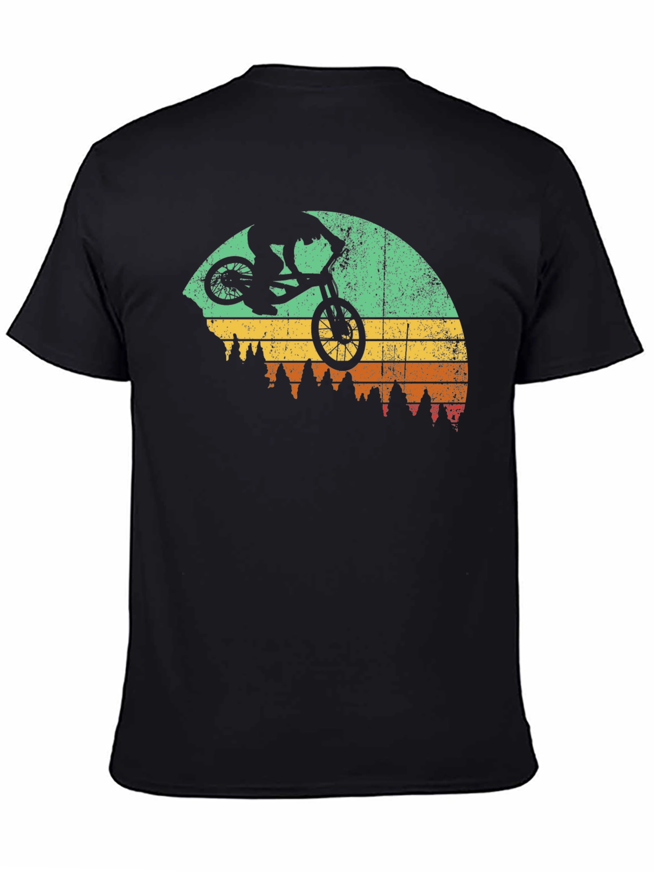 Retro Mountain Biking T-Shirt