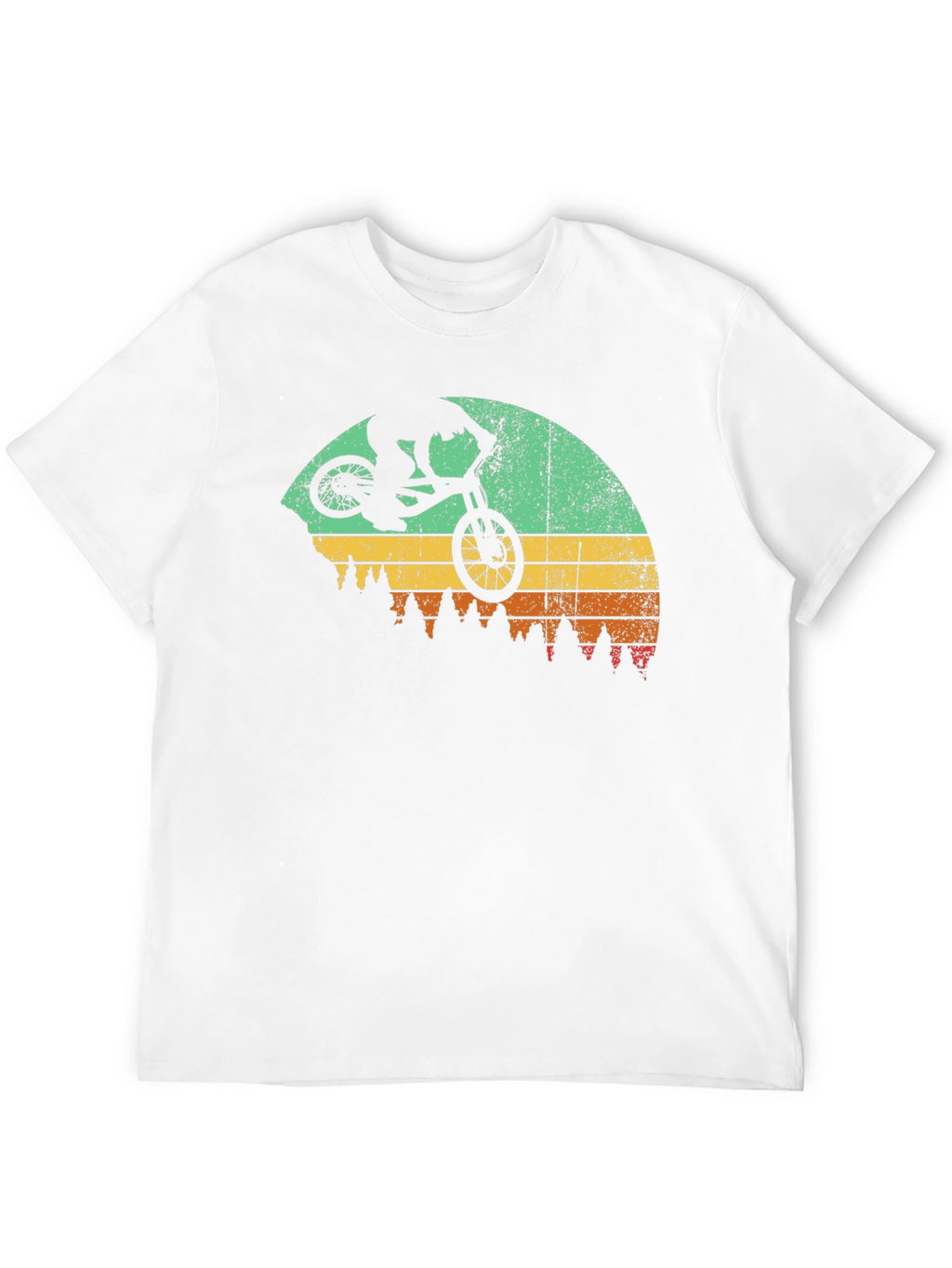 Retro Mountain Biking T-Shirt