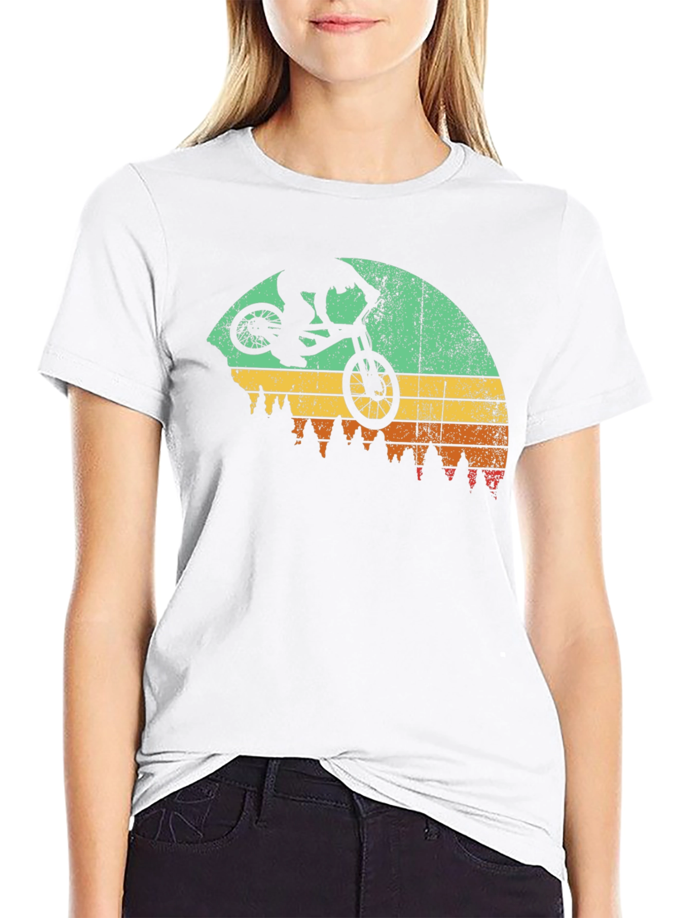 Retro Mountain Biking T-Shirt
