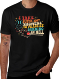Burning in Hell Graphic Tee - Super Hot Showers