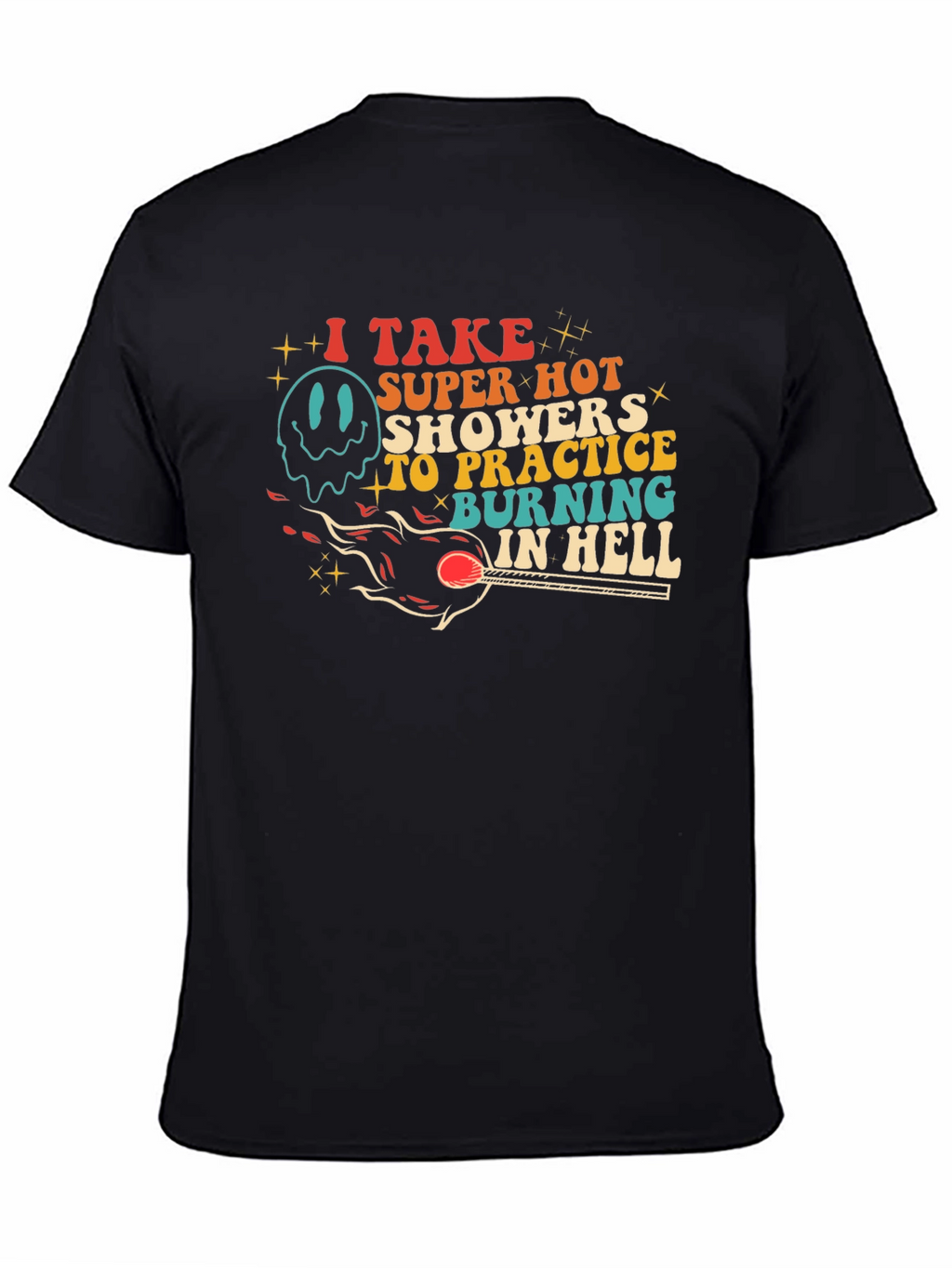 Burning in Hell Graphic Tee - Super Hot Showers