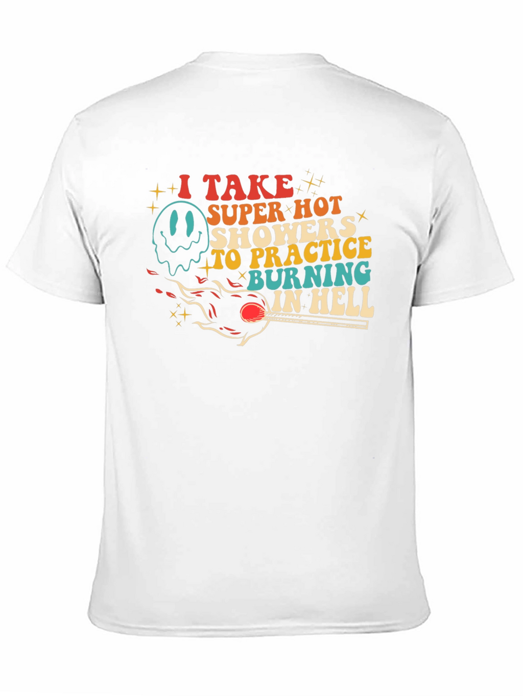 Burning in Hell Graphic Tee - Super Hot Showers