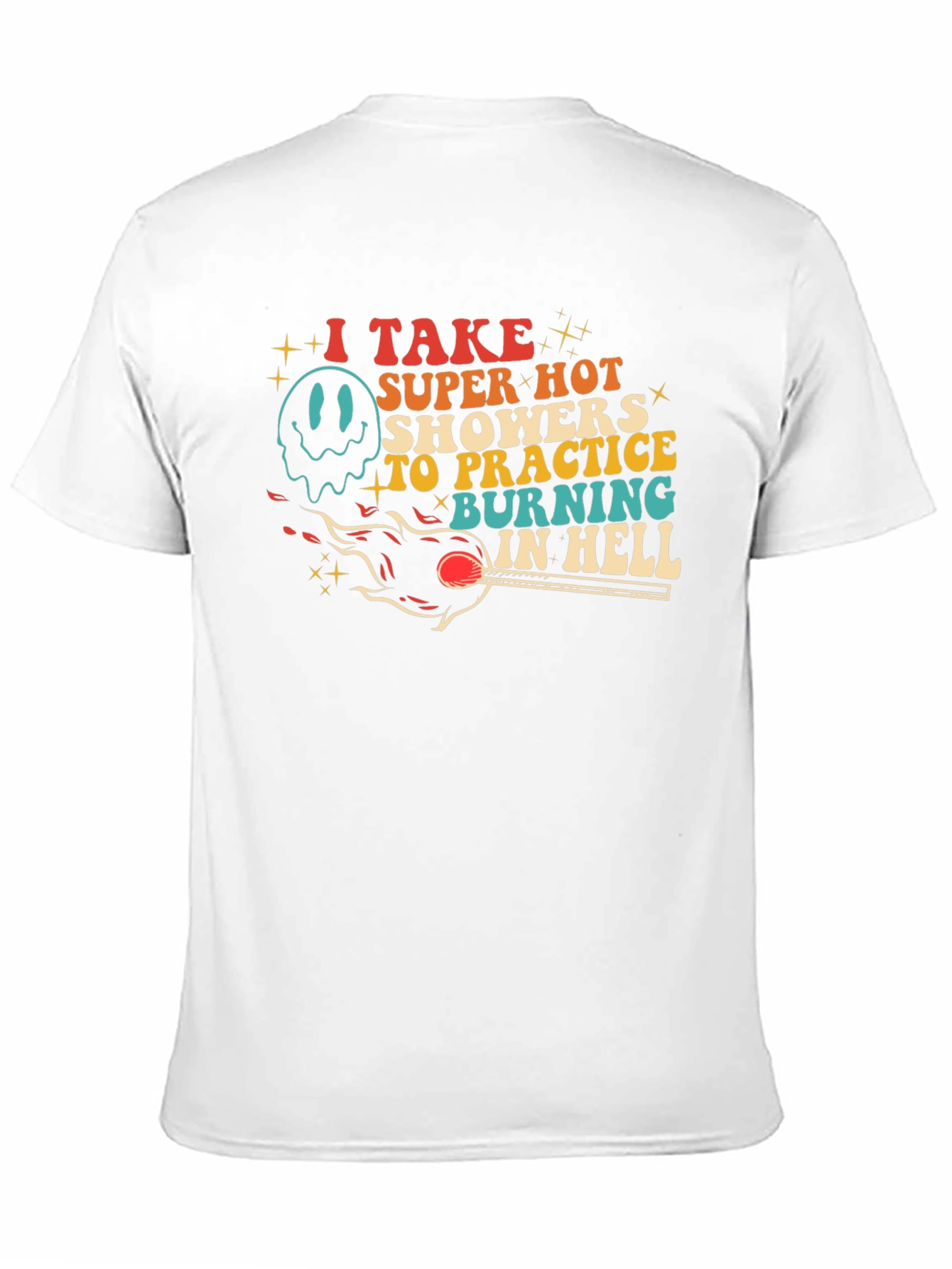 Burning in Hell Graphic Tee - Super Hot Showers