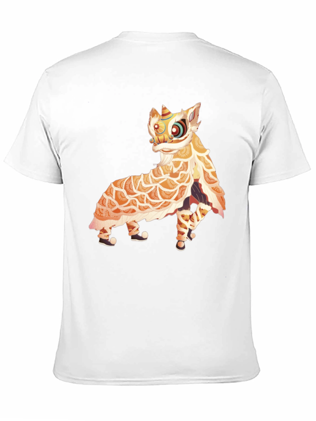 Lion Dance Graphic Tee - Black