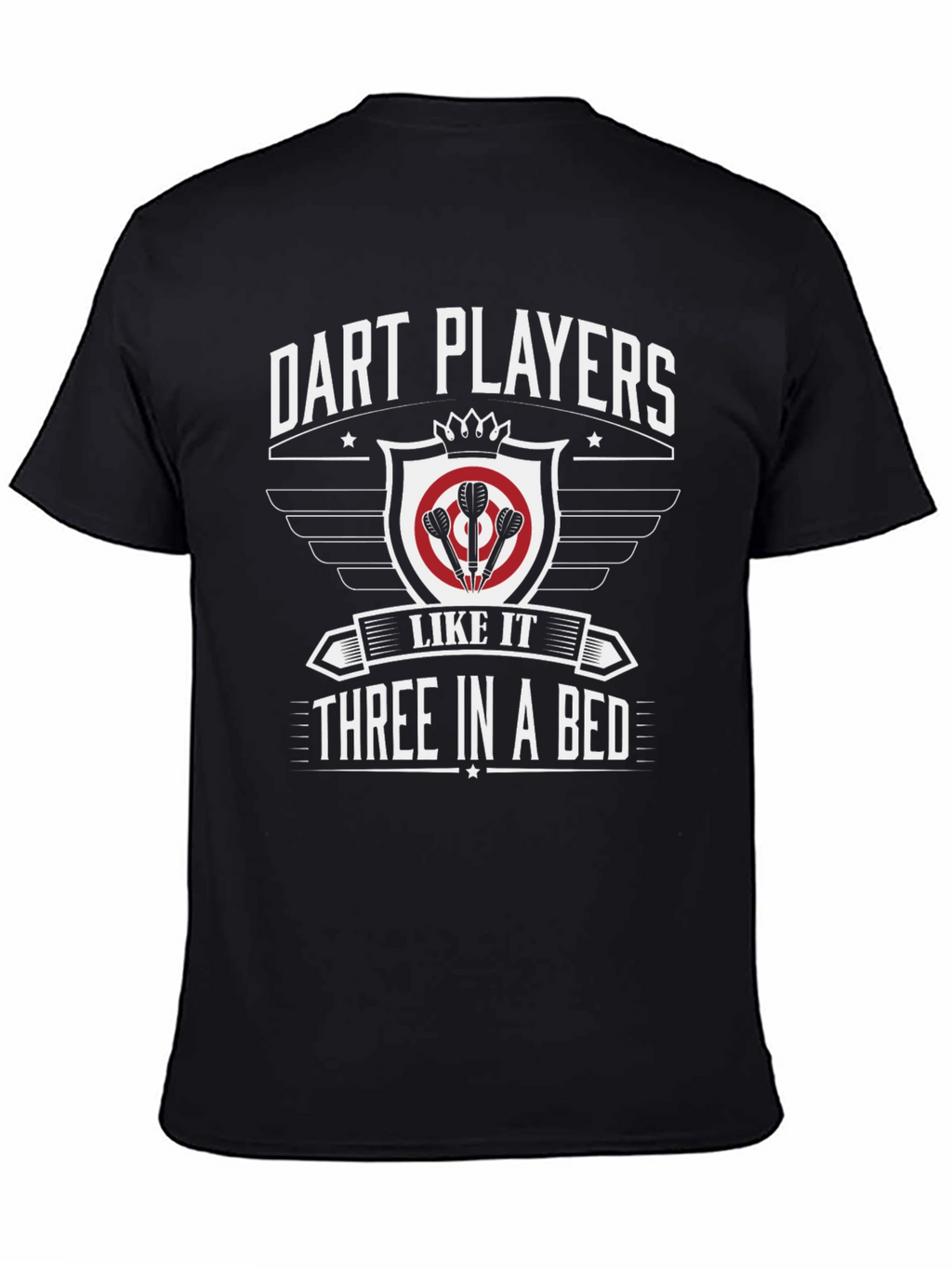 Dart Players Three In A Bed Graphic T-Shirt