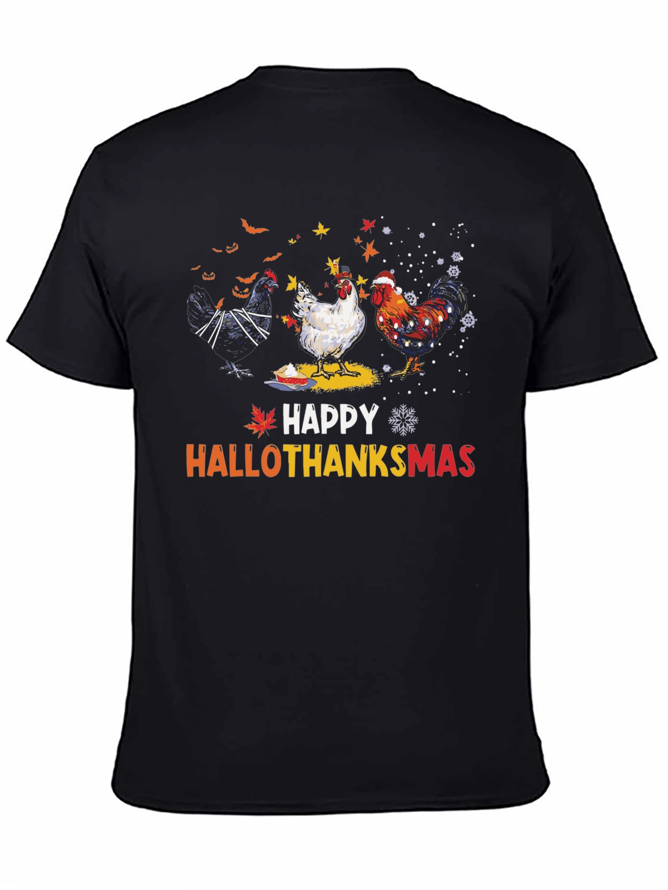 Happy Hallothanksmas Chicken T-Shirt