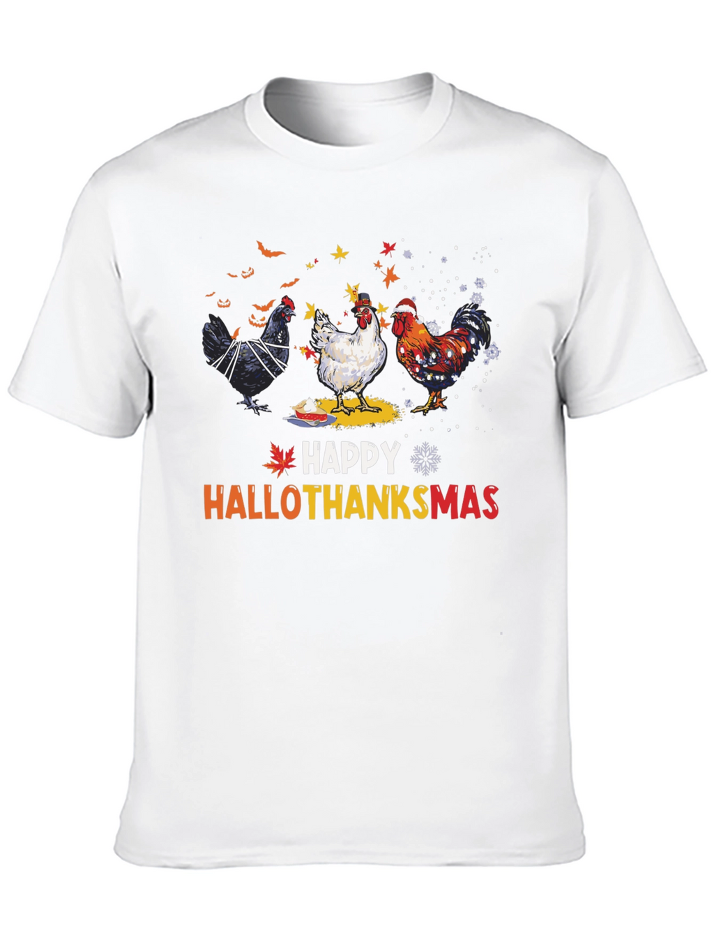 Happy Hallothanksmas Chicken T-Shirt