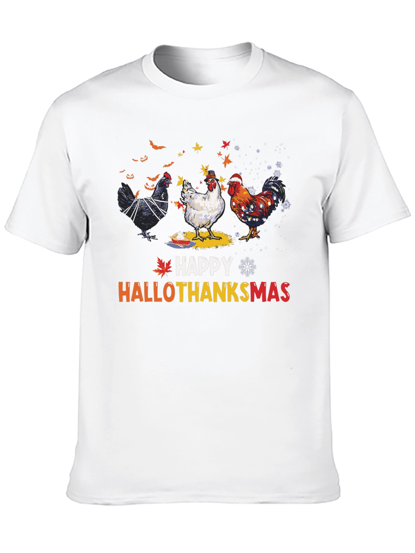Happy Hallothanksmas Chicken T-Shirt