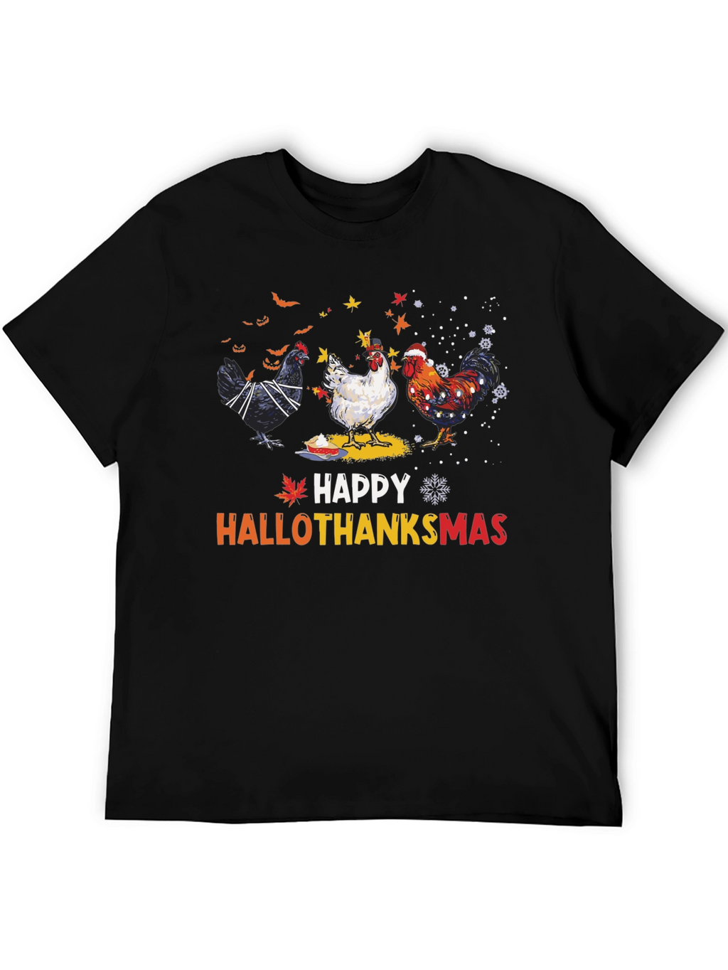 Happy Hallothanksmas Chicken T-Shirt