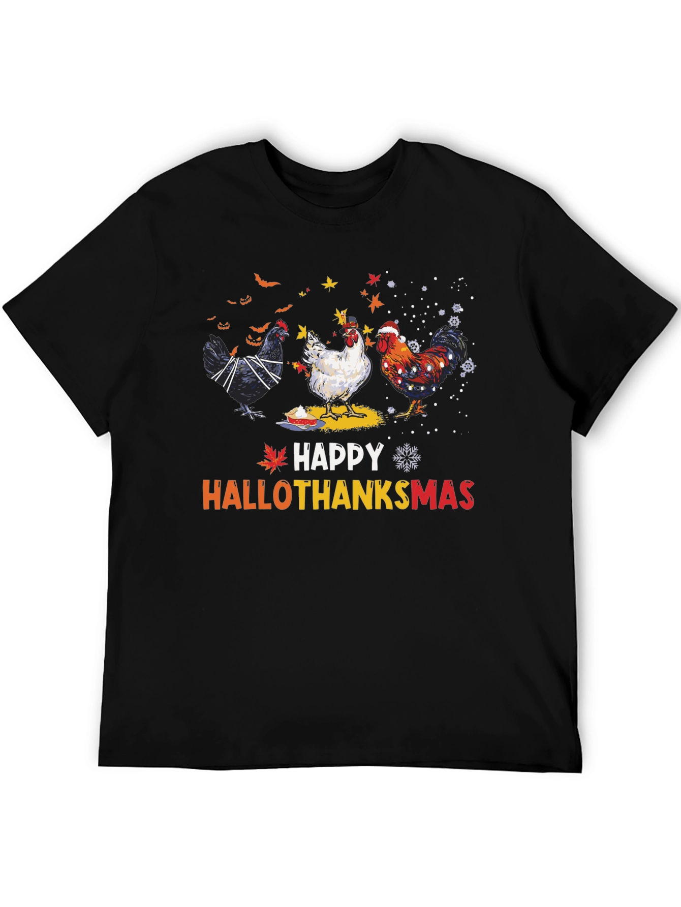Happy Hallothanksmas Chicken T-Shirt