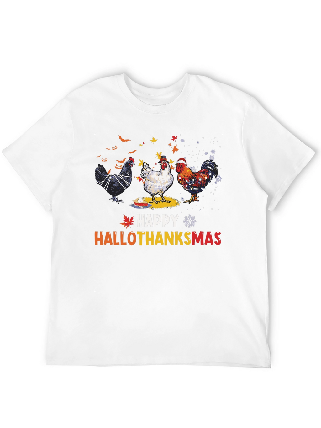 Happy Hallothanksmas Chicken T-Shirt