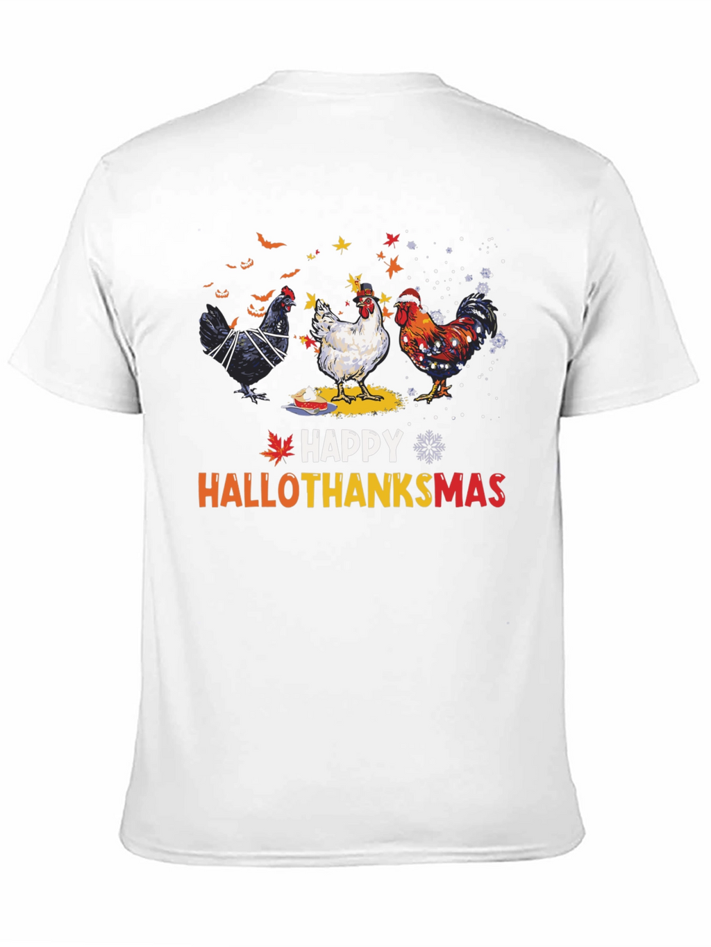 Happy Hallothanksmas Chicken T-Shirt