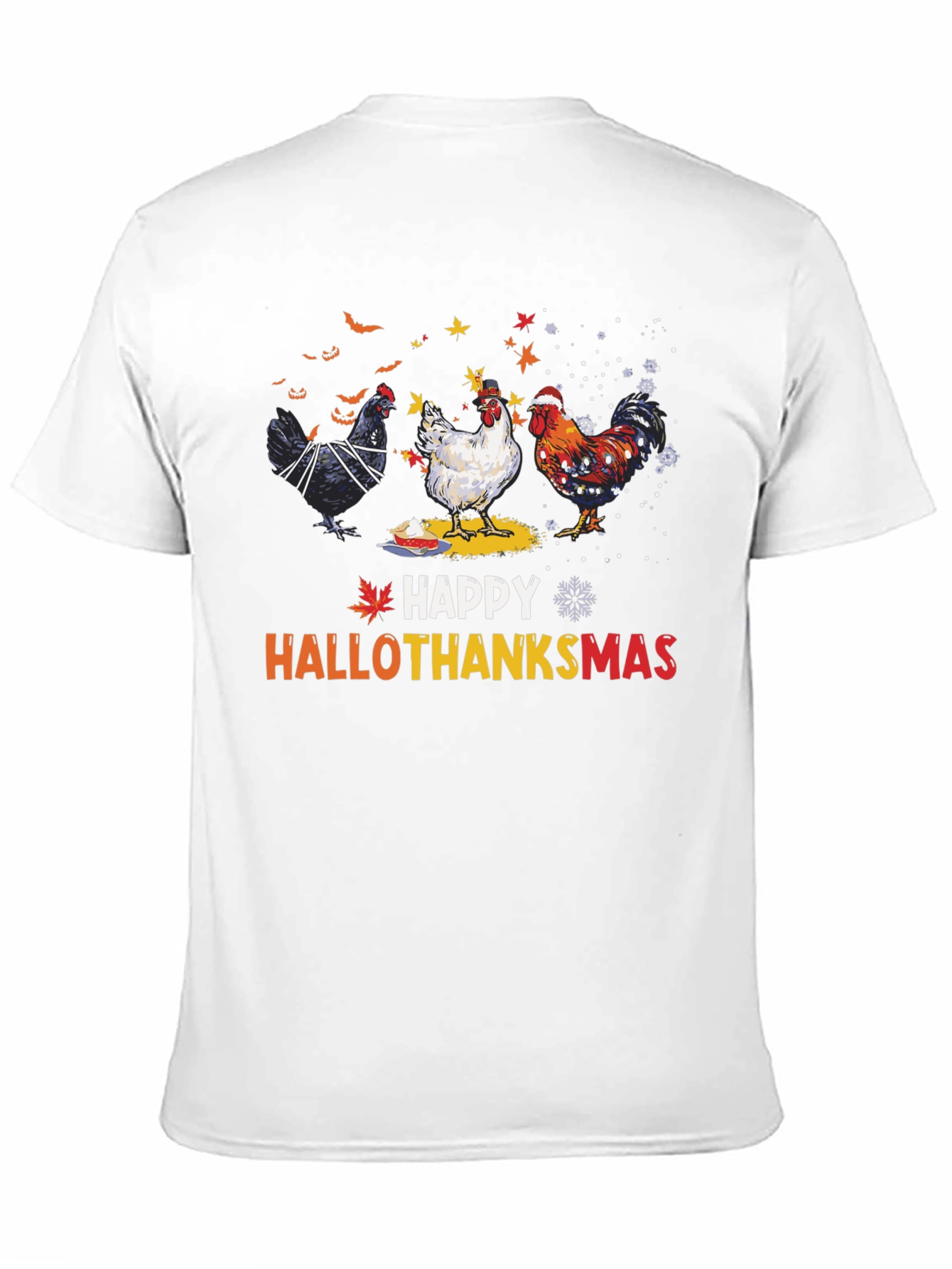 Happy Hallothanksmas Chicken T-Shirt