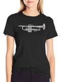 Trumpet Graphic Tee - Musicians Style