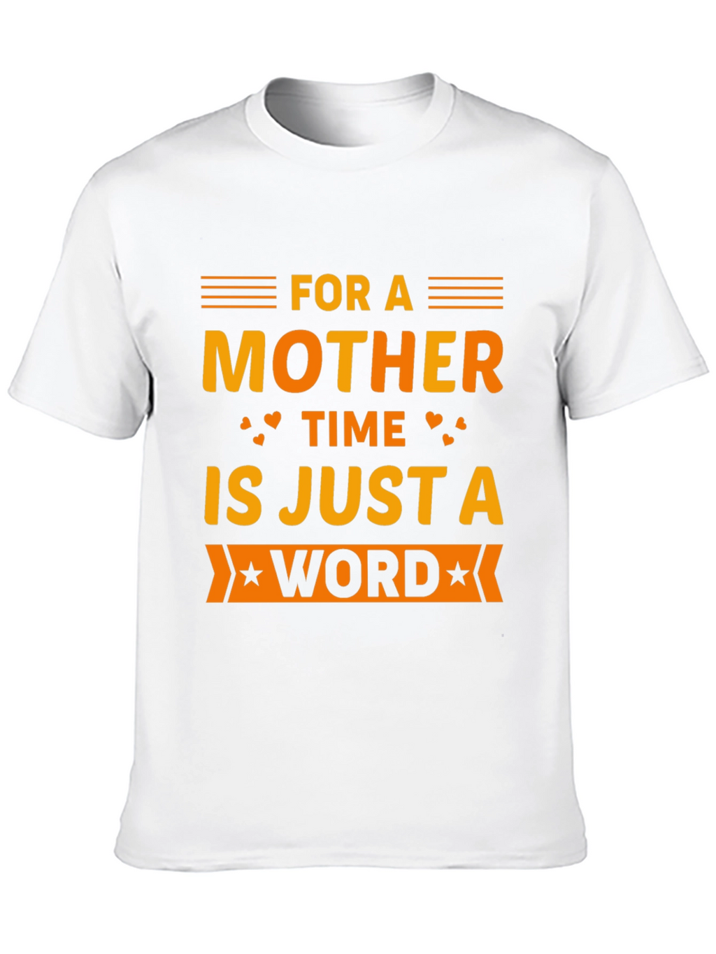 Mother Time Word T-Shirt - Black