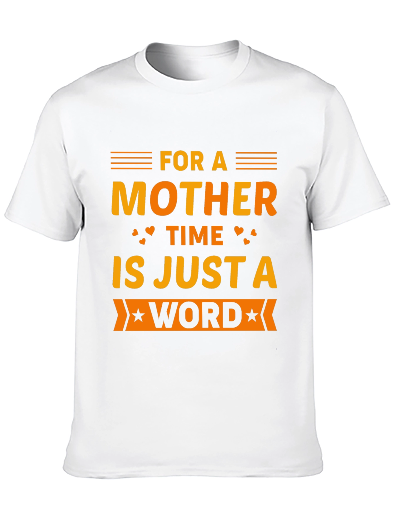 Mother Time Word T-Shirt - Black
