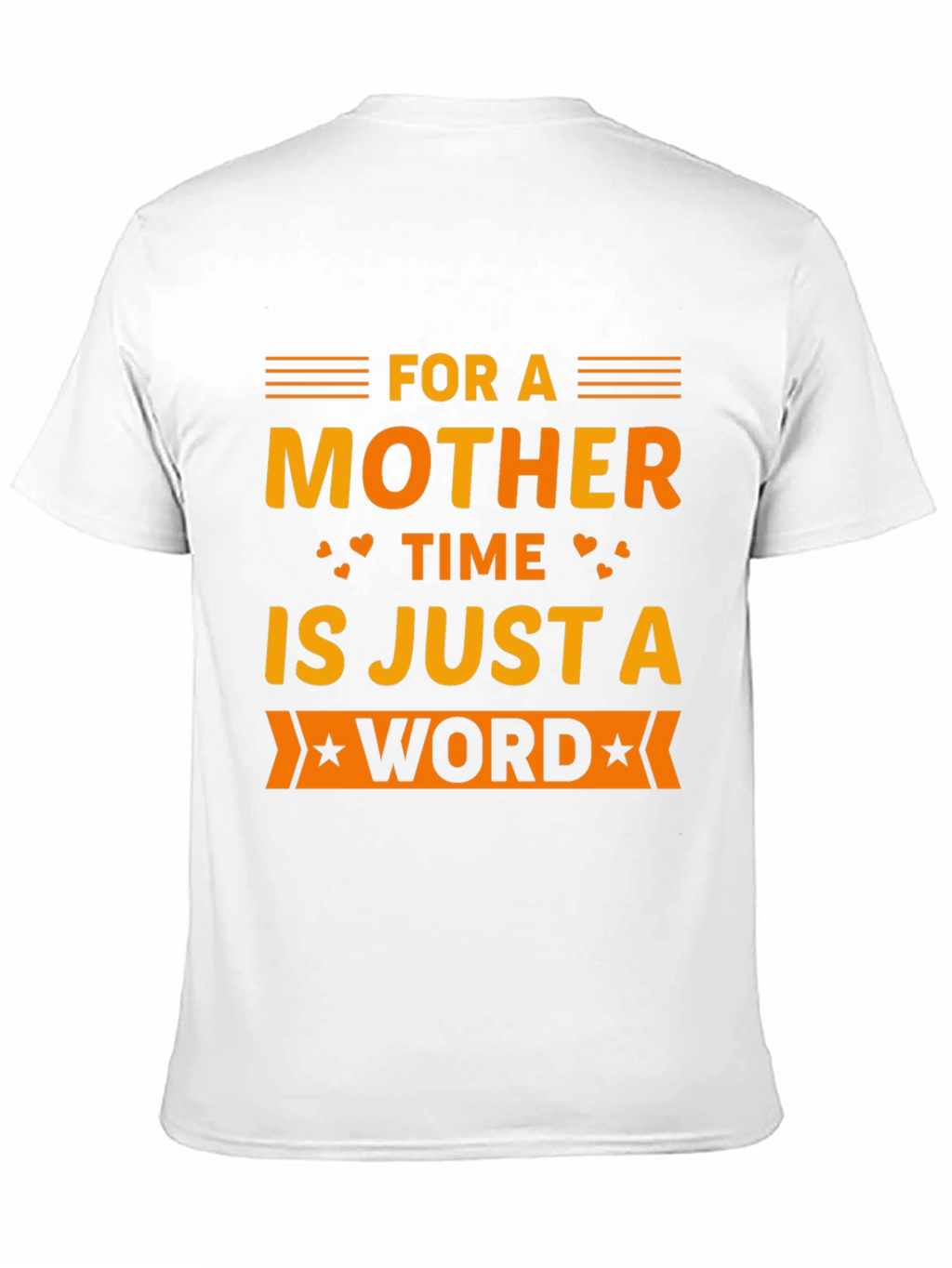 Mother Time Word T-Shirt - Black