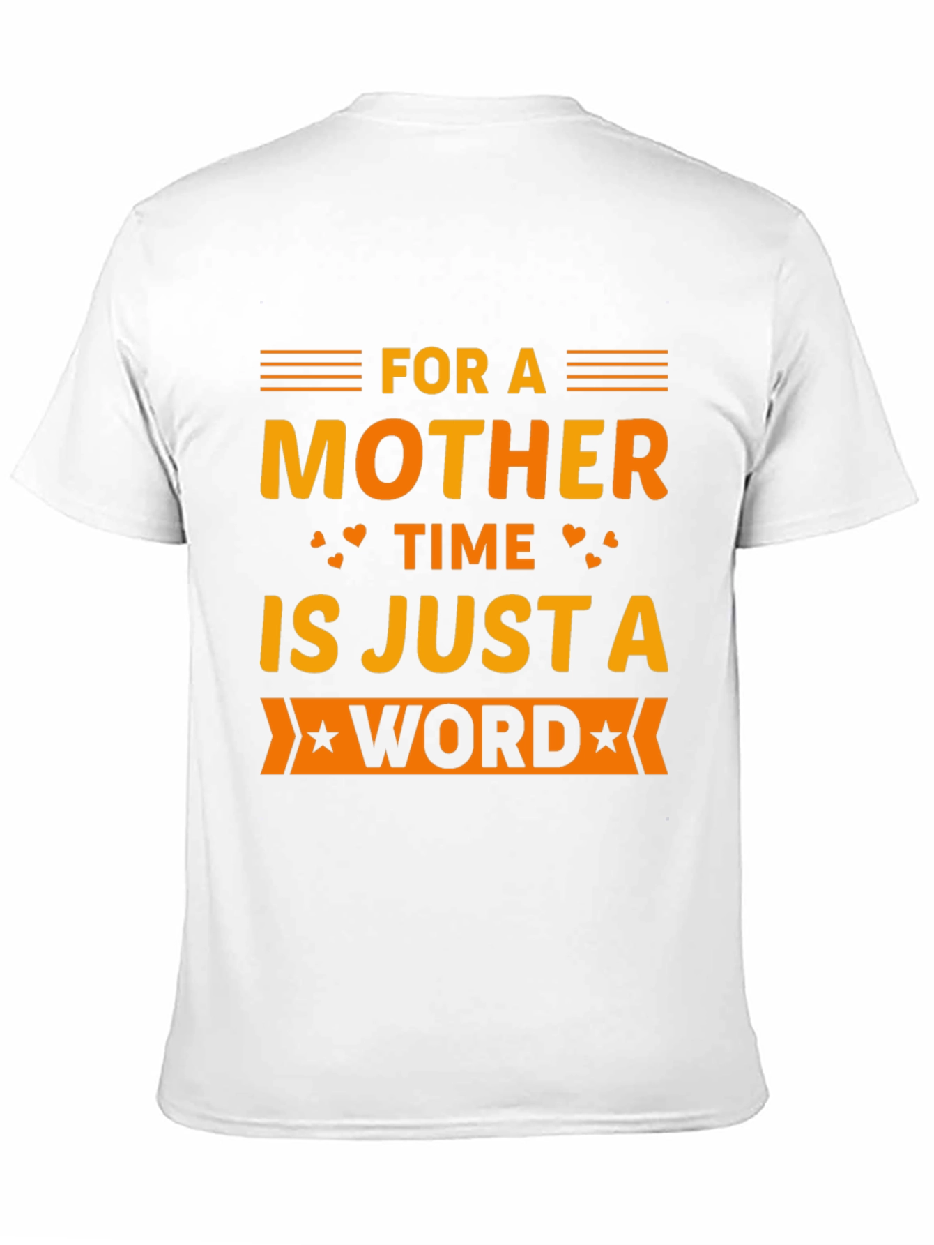 Mother Time Word T-Shirt - Black