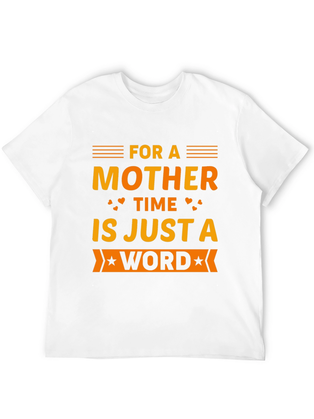Mother Time Word T-Shirt - Black