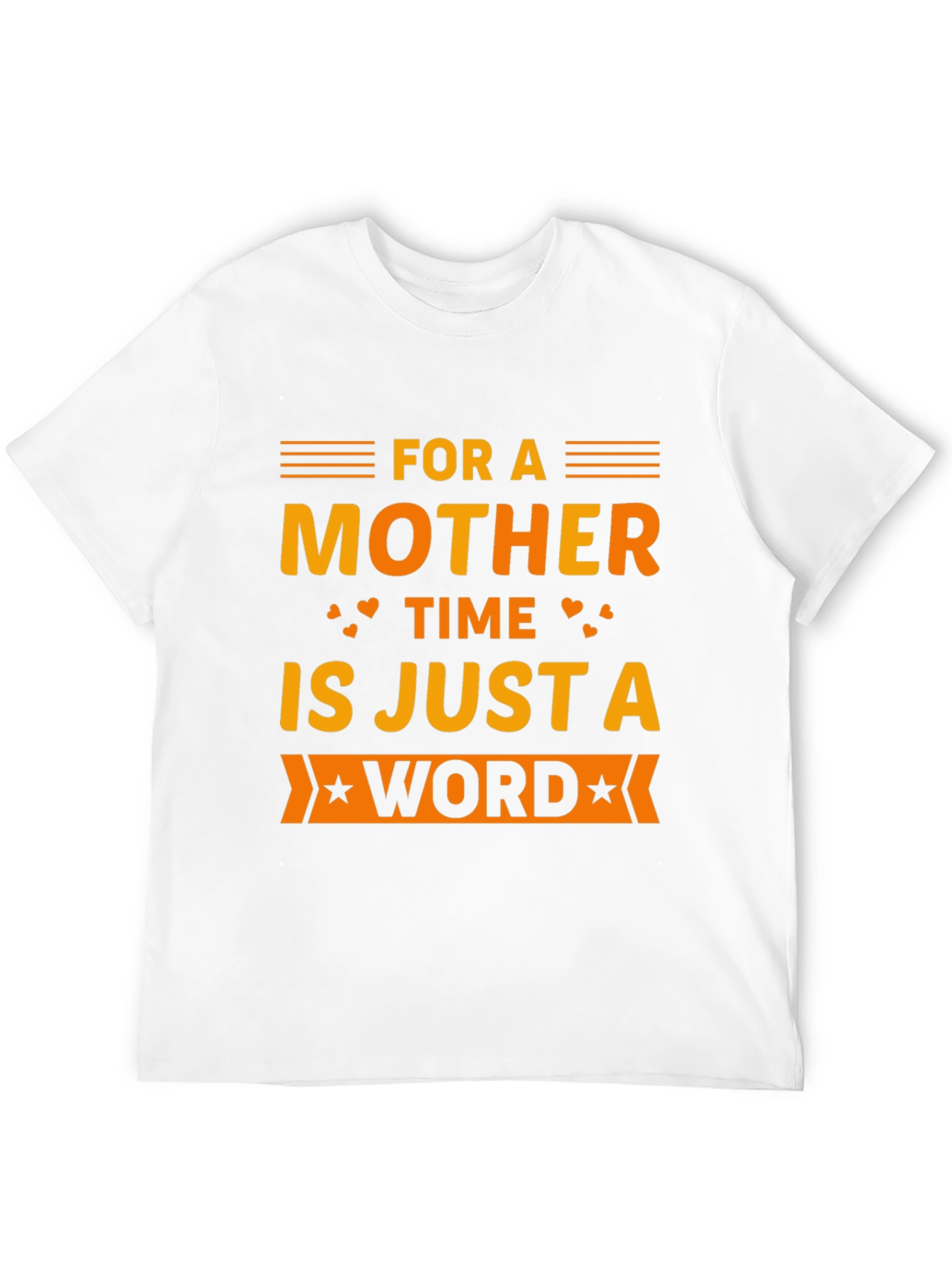 Mother Time Word T-Shirt - Black