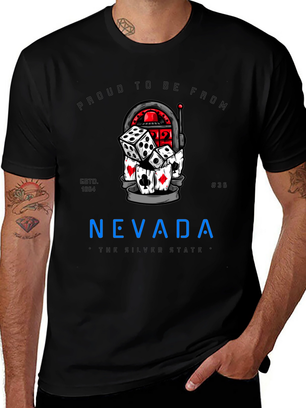 Nevada State Pride Graphic T-Shirt