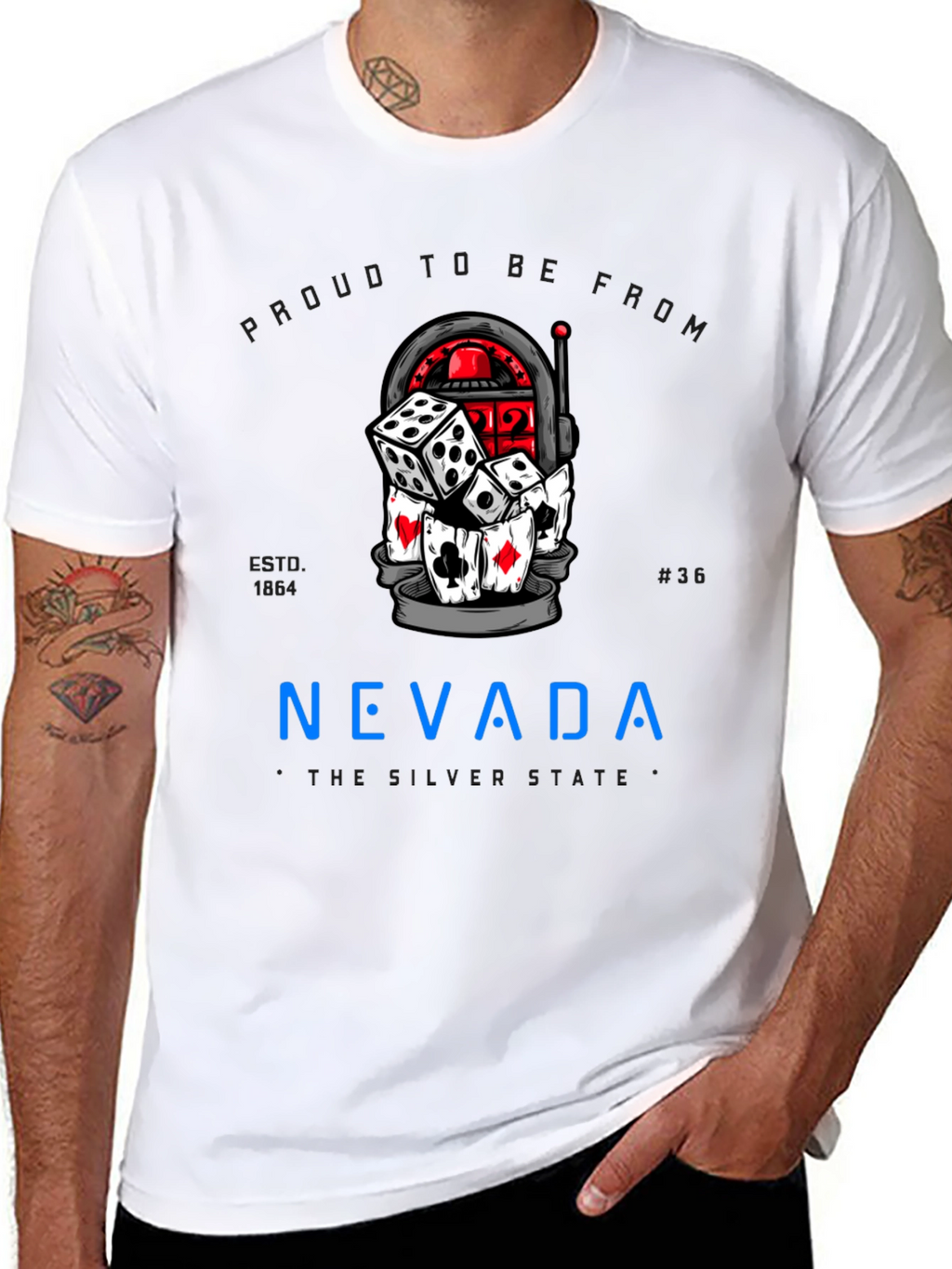 Nevada State Pride Graphic T-Shirt