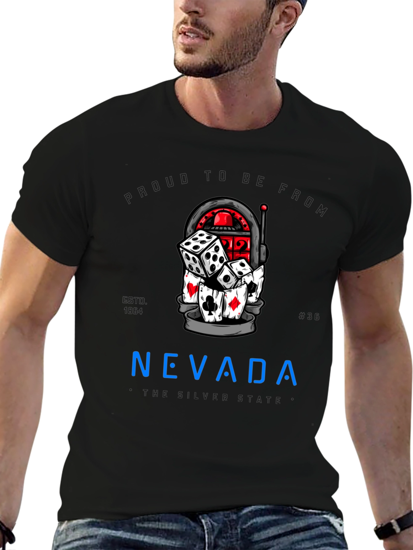 Nevada State Pride Graphic T-Shirt