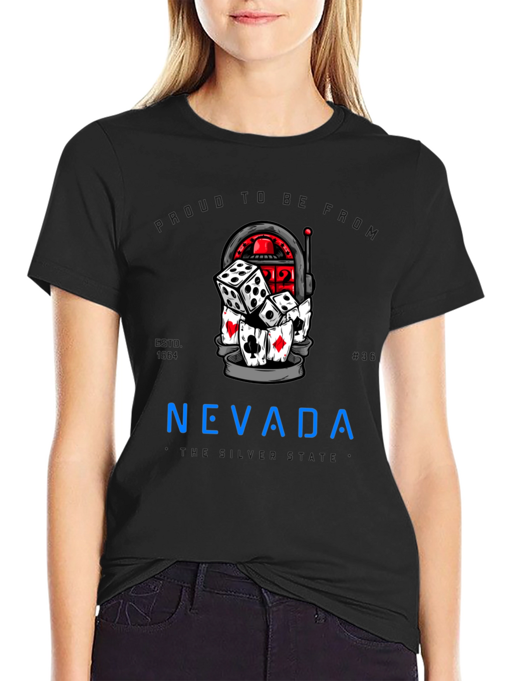 Nevada State Pride Graphic T-Shirt