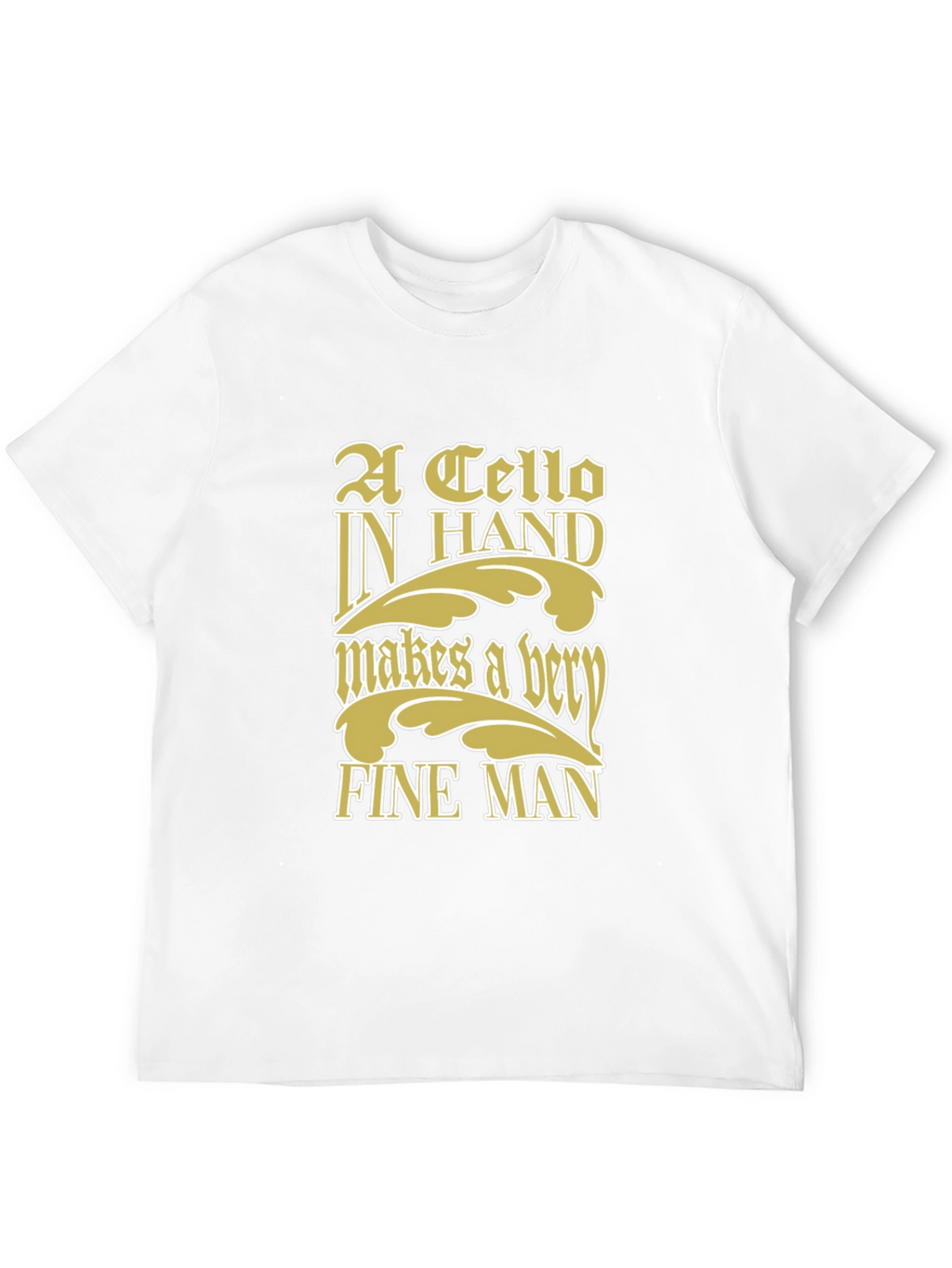 Cello In Hand Graphic T-Shirt