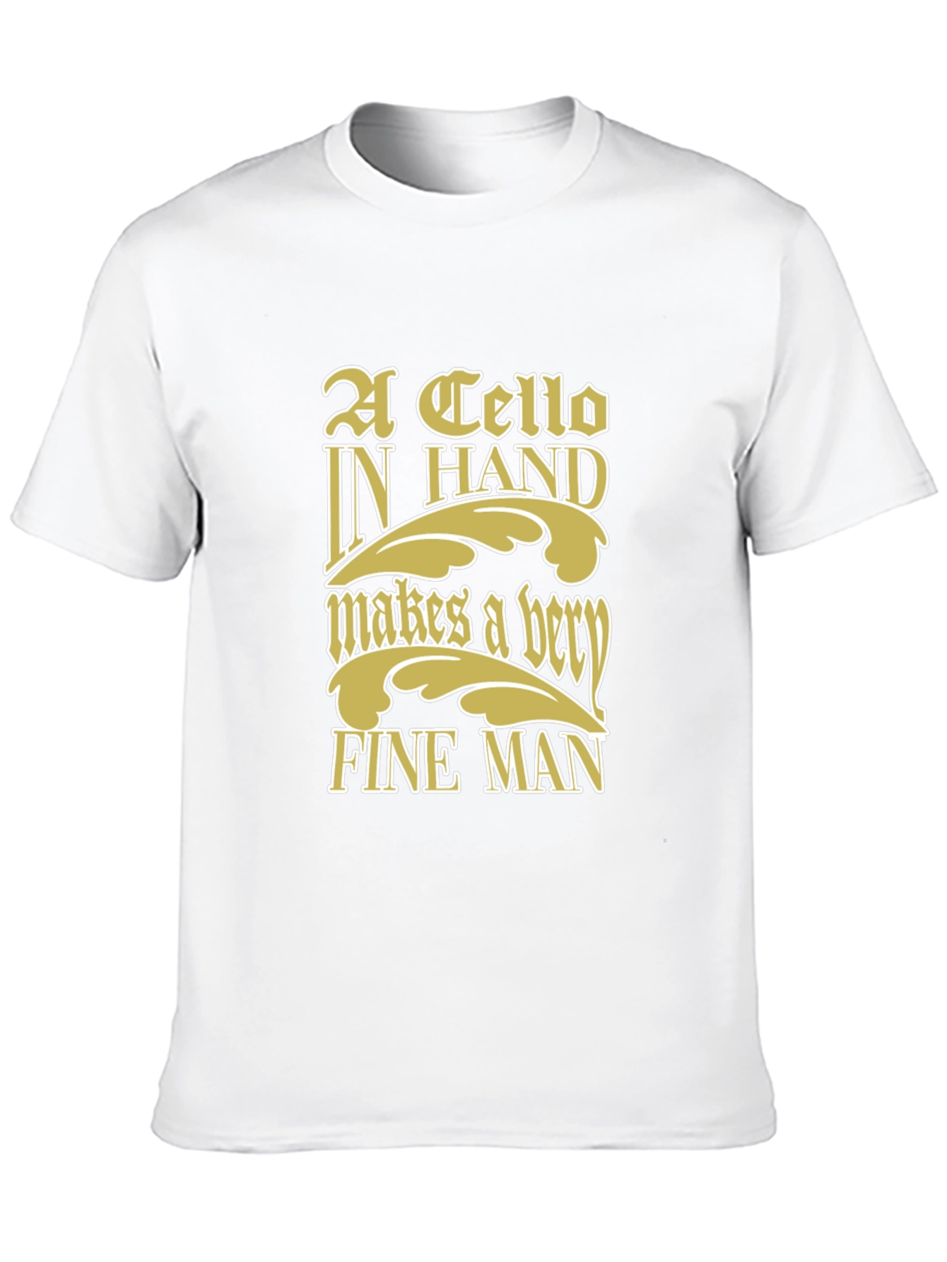 Cello In Hand Graphic T-Shirt