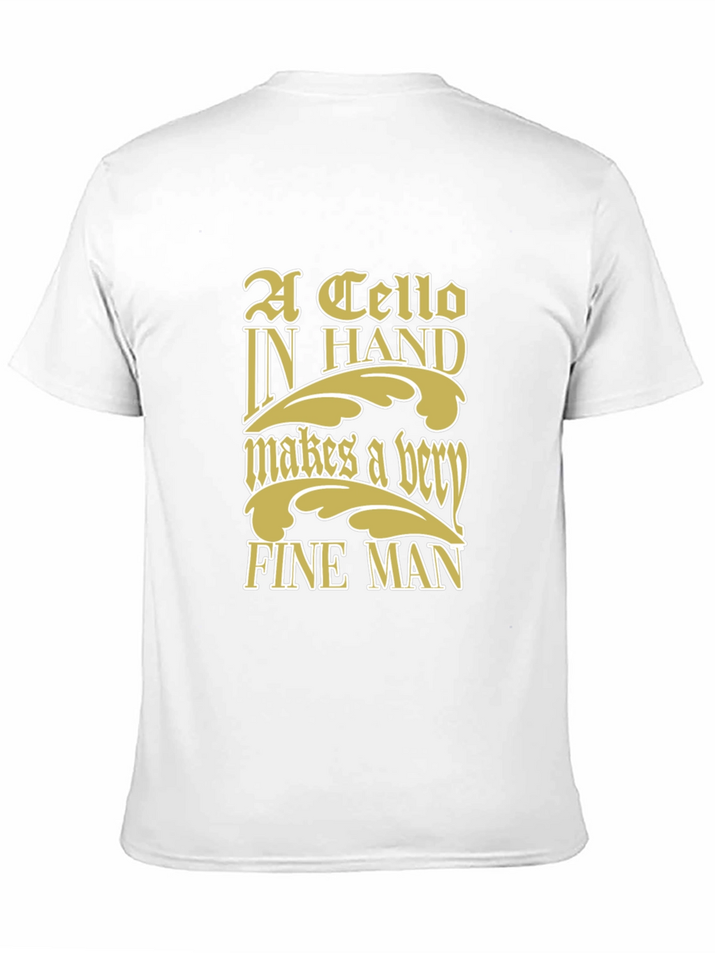Cello In Hand Graphic T-Shirt